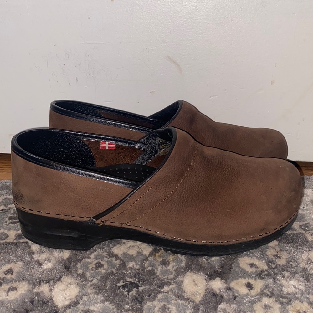 Sanita original oil clogs slide on nursing leather shoes